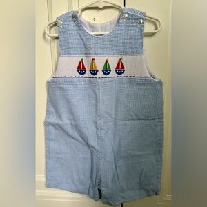 Smocked Sailboat John John